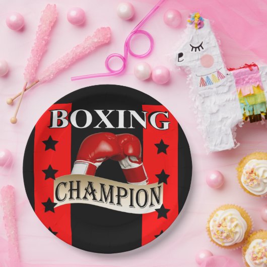 BOXING PAPIEREN BORDJE (Feest)