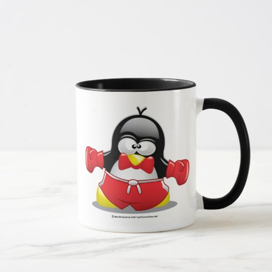 Boxing Penguin Mok (Rechts)