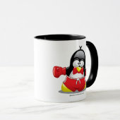 Boxing Penguin Mok (Voorkant rechts)