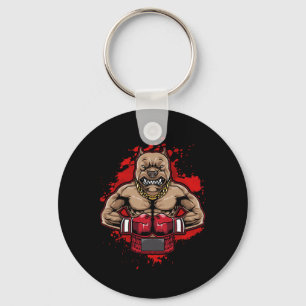Boxing Pit Bull houdt van Pitbulls Workout Dog Ani Sleutelhanger