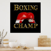 BOXING POSTER (Keuken)