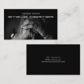 Boxing Professional Personal Trainer Coach Card Visitekaartje (Voorkant / Achterkant)