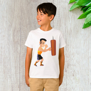 Boxing Punching Bag Boys T-shirt