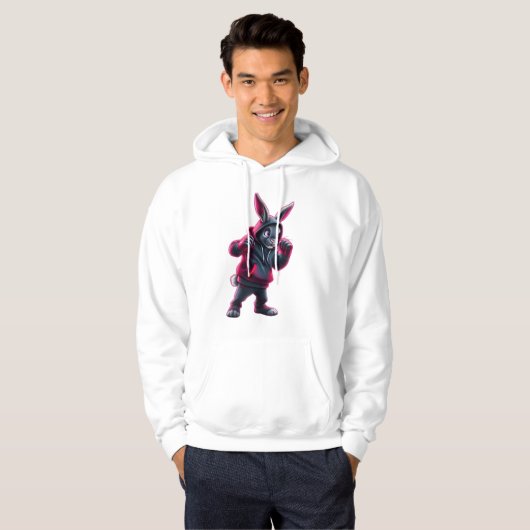 Boxing Rabbit Hoodie (Voorkant volledig)