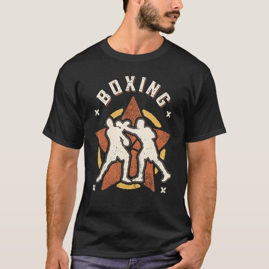 Boxing Retro Classic Sport T-shirt (Voorkant)
