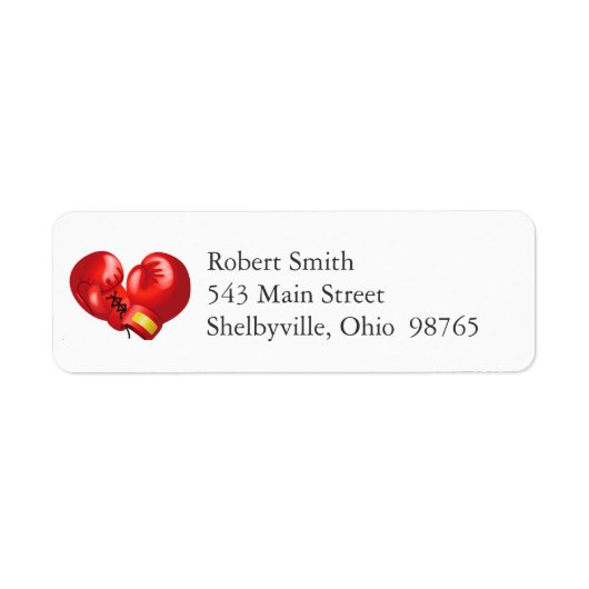 Boxing Return Address Labels (Voorkant)