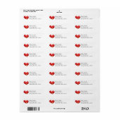 Boxing Return Address Labels (Full Sheet)