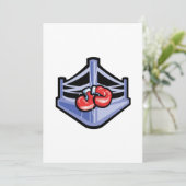 Boxing Ring Kaart (Staand voorkant)