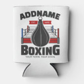 Boxing Ring VOEG NAAM toe Boxer Gym Speed Bag Blikjeskoeler (Voorkant)