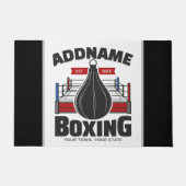 Boxing Ring VOEG NAAM toe Boxer Gym Speed Bag Deurmat (Voorkant)