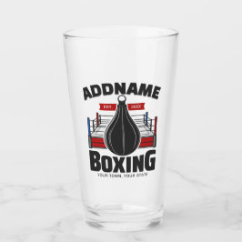 Boxing Ring VOEG NAAM toe Boxer Gym Speed Bag Glas