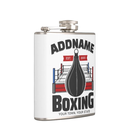 Boxing Ring VOEG NAAM toe Boxer Gym Speed Bag Heupfles (Rechts)