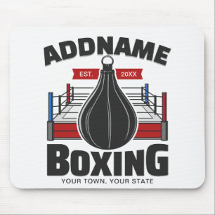 Boxing Ring VOEG NAAM toe Boxer Gym Speed Bag Muismat