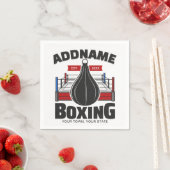 Boxing Ring VOEG NAAM toe Boxer Gym Speed Bag Servet (Insitu)