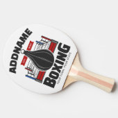 Boxing Ring VOEG NAAM toe Boxer Gym Speed Bag Tafeltennisbatje (Zijkant)