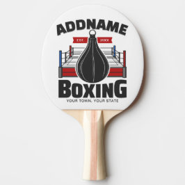 Boxing Ring VOEG NAAM toe Boxer Gym Speed Bag Tafeltennisbatje