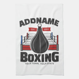 Boxing Ring VOEG NAAM toe Boxer Gym Speed Bag Theedoek
