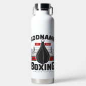 Boxing Ring VOEG NAAM toe Boxer Gym Speed Bag Waterfles (Voorkant)