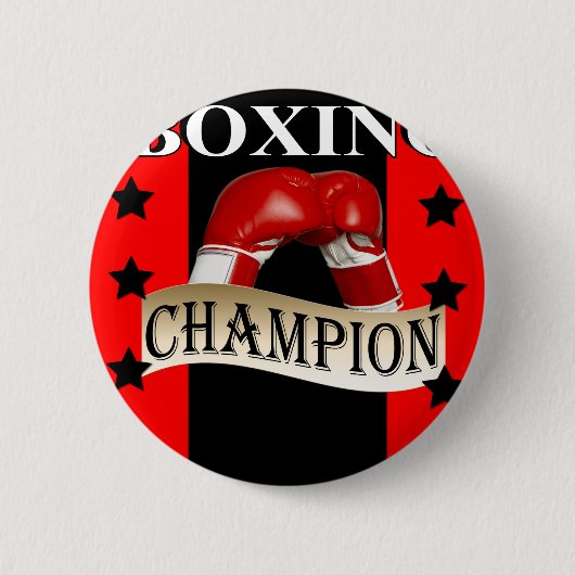 BOXING RONDE BUTTON 5,7 CM (Voorkant)