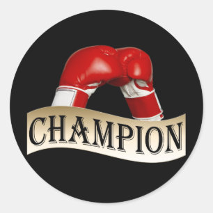 BOXING RONDE STICKER