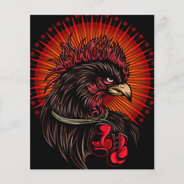 Boxing Rooster (Voorkant)