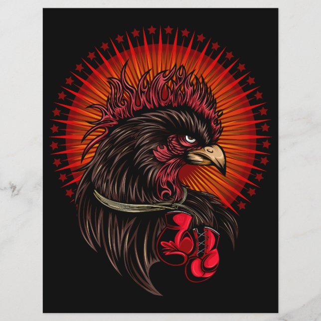 Boxing Rooster (Voorkant)