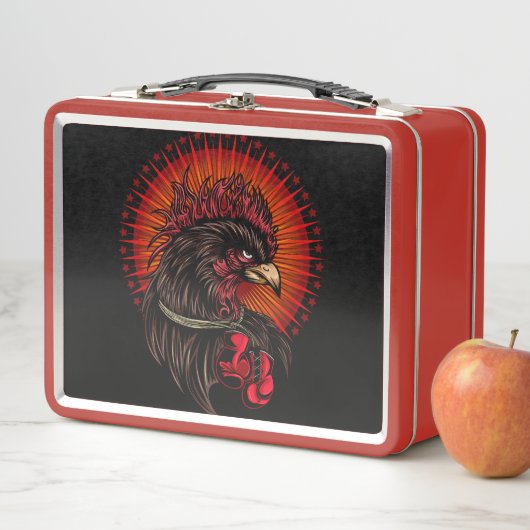 Boxing Rooster (In situ)