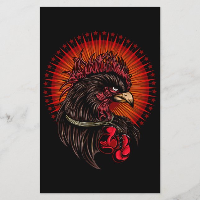 Boxing Rooster (Voorkant)