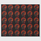 Boxing Rooster Cadeaupapier (Vlak)