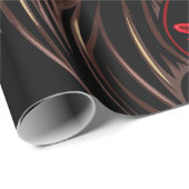 Boxing Rooster Cadeaupapier (Rol Hoek)