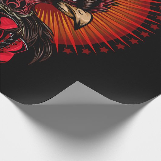 Boxing Rooster Cadeaupapier (Hoek)