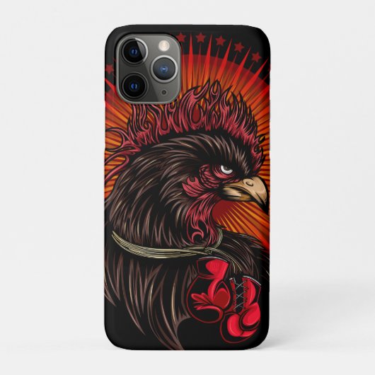 Boxing Rooster Case-Mate iPhone Case (Achterkant)