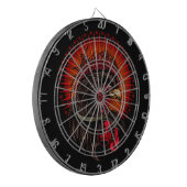 Boxing Rooster Dartbord (Voorkant Links)