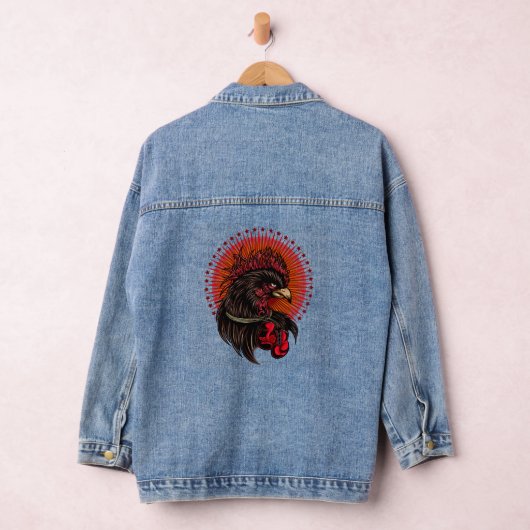 Boxing Rooster Denim Jacket (Hangar)
