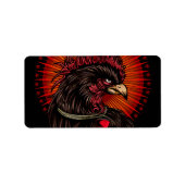 Boxing Rooster Etiket (Voorkant)
