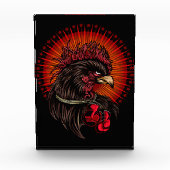 Boxing Rooster Fotoblokken (Voorkant)