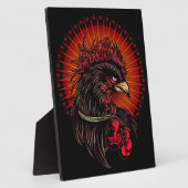 Boxing Rooster Fotoplaat (Zijkant)
