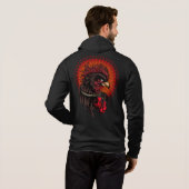 Boxing Rooster Hoodie (Achterkant volledig)