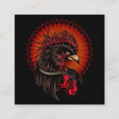 Boxing Rooster Informatiekaartje (Voorkant)