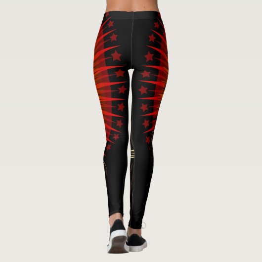 Boxing Rooster Leggings (Achterkant)