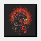 Boxing Rooster Magneet (Voorkant)