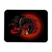 Boxing Rooster Magneet (Horizontaal)