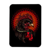 Boxing Rooster Magneet (Verticaal)