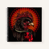 Boxing Rooster Notitieboek (Voorkant)