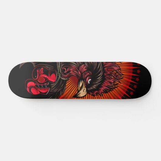 Boxing Rooster Persoonlijk Skateboard (Horizontaal)