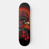 Boxing Rooster Persoonlijk Skateboard (Voorkant)