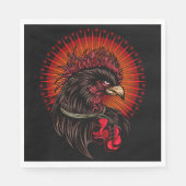 Boxing Rooster Servet (Voorkant)