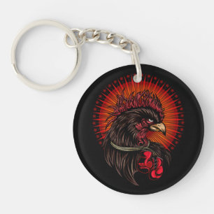 Boxing Rooster Sleutelhanger