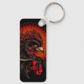 Boxing Rooster Sleutelhanger (Achterkant)