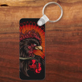 Boxing Rooster Sleutelhanger (Achterkant)